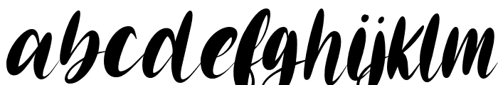 AnglinaFarmhouse-Italic Font LOWERCASE