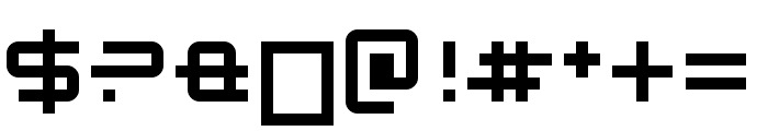 Anglo Katakana Regular Font OTHER CHARS