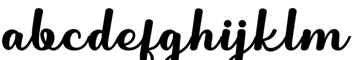 Angoline-Regular Font LOWERCASE