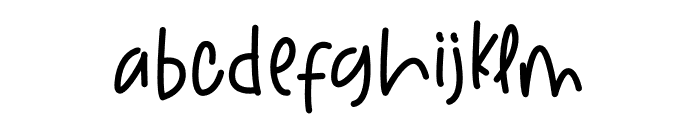 Angry Me Font LOWERCASE