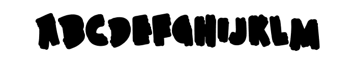 Angry Slingshots Font LOWERCASE