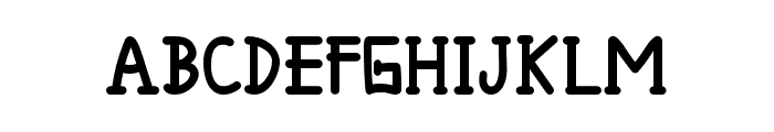 AngryBull-Regular Font UPPERCASE