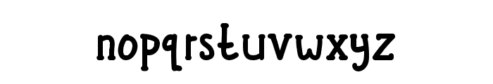 AngryBull-Regular Font LOWERCASE