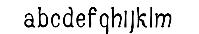 Anguilette Bold Font LOWERCASE