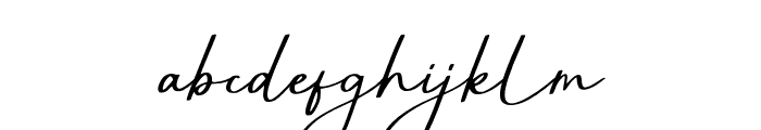 Anguilla Font LOWERCASE