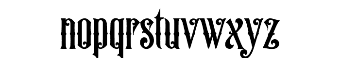 Anguish Font LOWERCASE