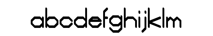 Angulary Regular Font LOWERCASE