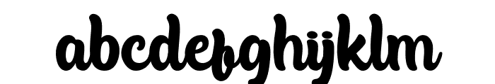 Anhay Font LOWERCASE