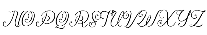 Anilea Script Font UPPERCASE