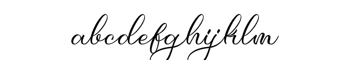 Anilea Script Font LOWERCASE