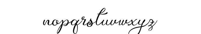 Anilea Script Font LOWERCASE