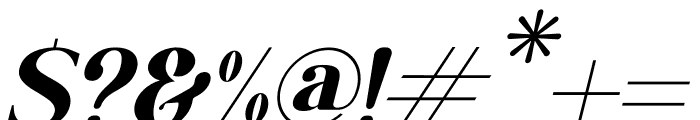 Anilez Italic Font OTHER CHARS