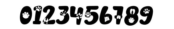 Animal Paws Font OTHER CHARS