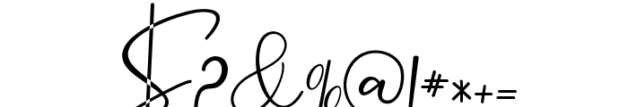 AnimalScript Font OTHER CHARS