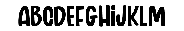 Animalistic Font - Filled Regular Font UPPERCASE