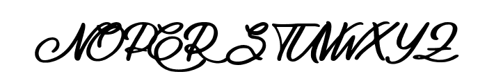 Anindya Beautiful Italic Font UPPERCASE