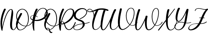 Aniway Font UPPERCASE