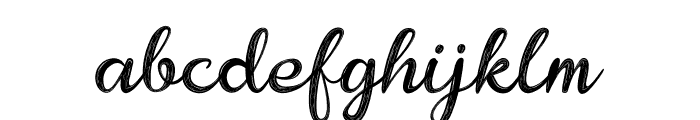 Anjeli Script Brush Font LOWERCASE