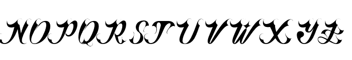 Anjeline-Regular Font UPPERCASE