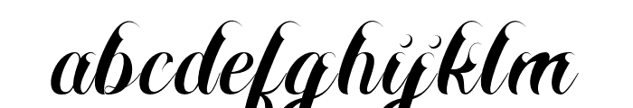 Anjeline-Regular Font LOWERCASE