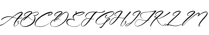 Anlietha Italic Font UPPERCASE