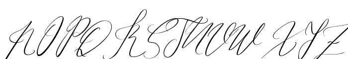 AnnaMaria-Regular Font UPPERCASE