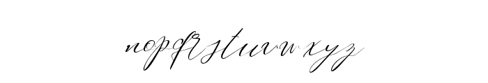 AnnaMaria-Regular Font LOWERCASE