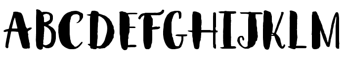 AnneWithanE-Bold Font UPPERCASE