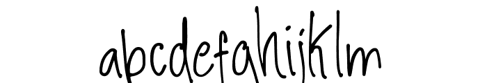Annethy Font LOWERCASE