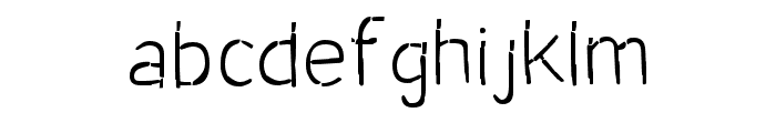 Annetta-Regular Font LOWERCASE