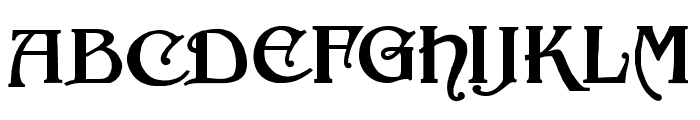 Annexed Regular Font LOWERCASE
