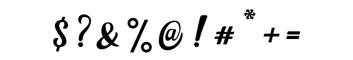 Anobeshi Regular Font OTHER CHARS
