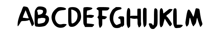 Anohiga Regular Font UPPERCASE