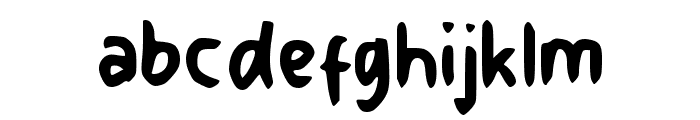 Anohiga Regular Font LOWERCASE