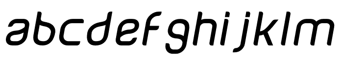 Anokha Italic Font LOWERCASE