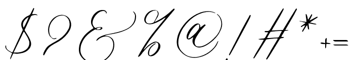 Anolia mathew Regular Font OTHER CHARS