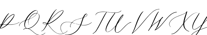 Anolia mathew Regular Font UPPERCASE