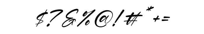 Anomuitsy Italic Font OTHER CHARS