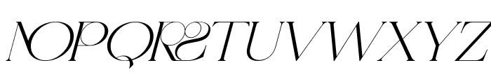 Another Elegant Regular Italic Font UPPERCASE