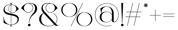 Another Elegant Regular Font OTHER CHARS