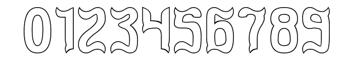 Another Great-Hollow Font OTHER CHARS