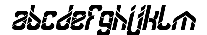 Another Version Bold Italic Font LOWERCASE