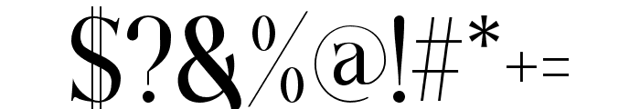 Anova-Regular Font OTHER CHARS