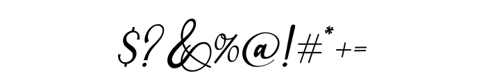 Ansley Italic Font OTHER CHARS