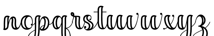 Antalea Outline Regular Font LOWERCASE