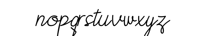 Antara Italic Font LOWERCASE