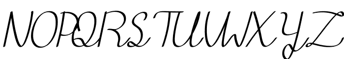 Antaricksa Italic Font UPPERCASE