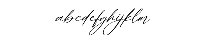 Antariskalia Signature Italic Font LOWERCASE