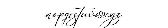 Antariskalia Signature Font LOWERCASE
