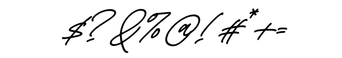 Antarlika Italic Font OTHER CHARS
